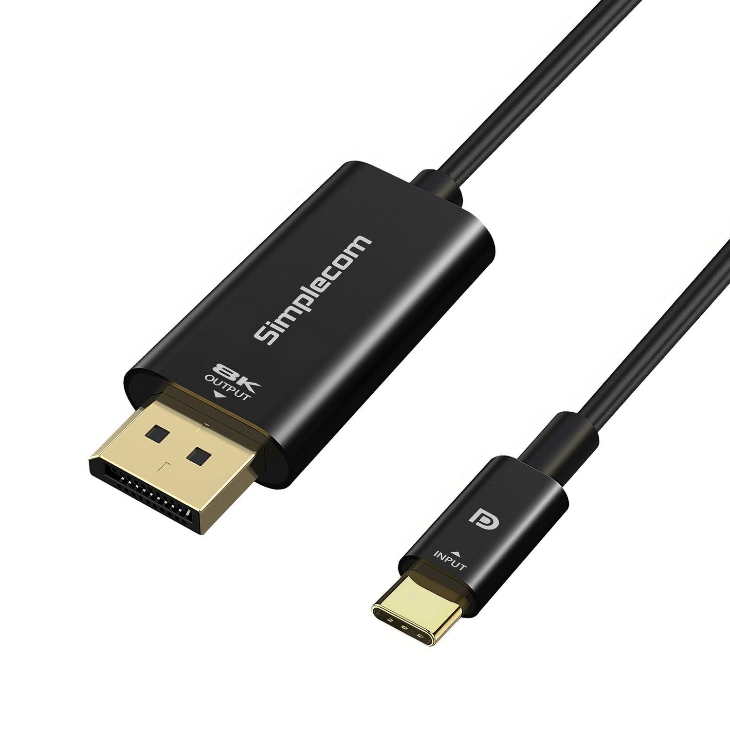 Simplecom DA323 USB-C to DisplayPort Cable DP1.4 8K@60Hz 2M - Image 5