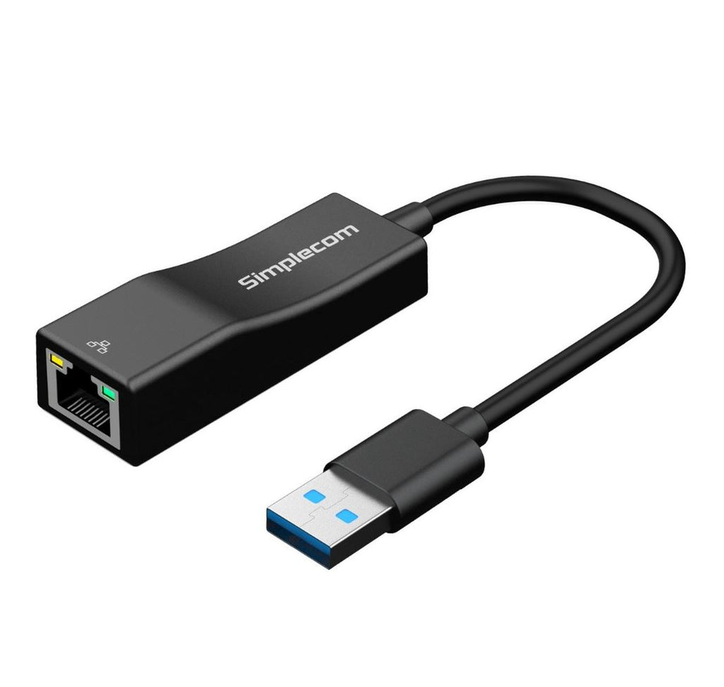 Simplecom NU302 SuperSpeed USB 3.0 to RJ45 Gigabit 1000Mbps Ethernet Network Adapter - Image 1