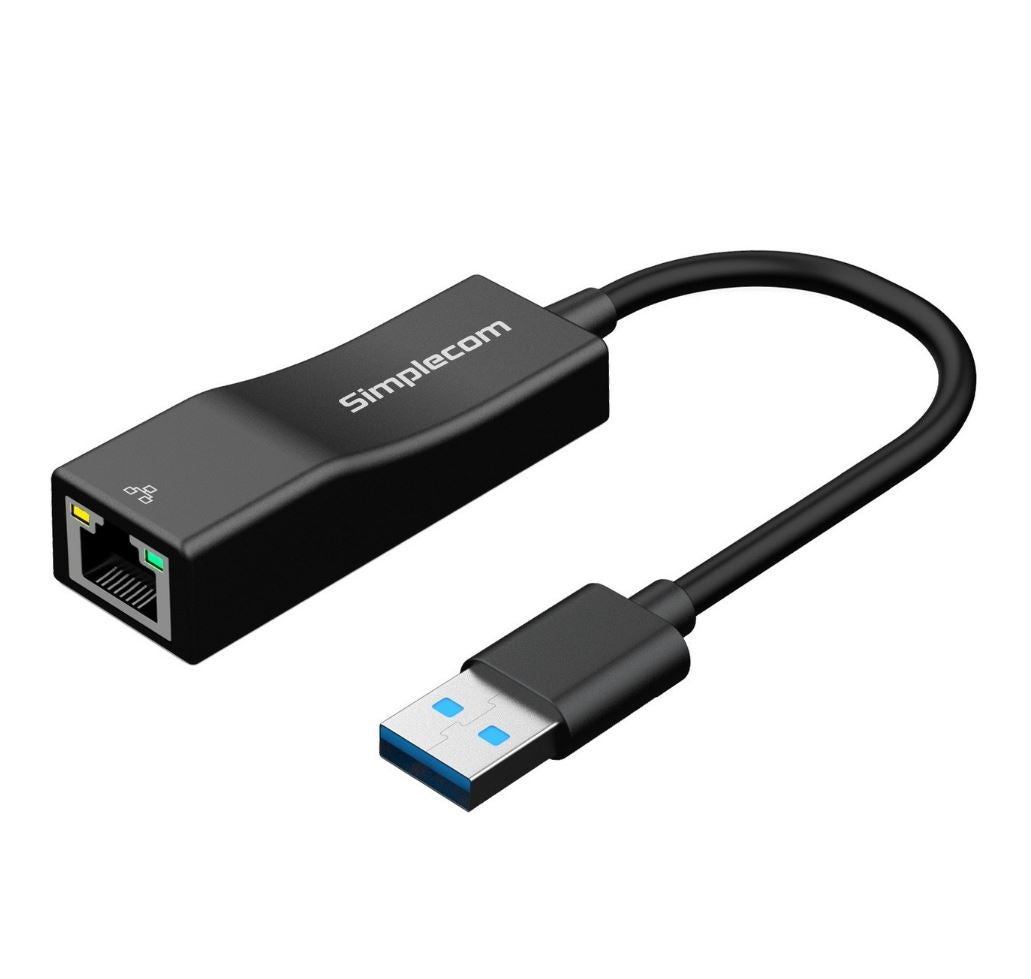 Simplecom NU302 SuperSpeed USB 3.0 to RJ45 Gigabit 1000Mbps Ethernet Network Adapter - Image 1
