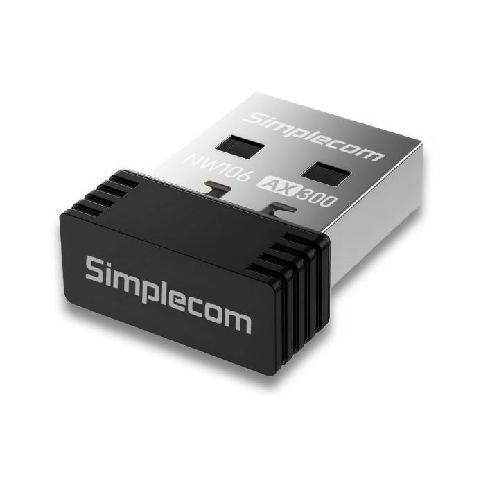Simplecom NW106 AX300 2.4GHz Wi-Fi 6 USB Wireless Nano Adapter - Image 2