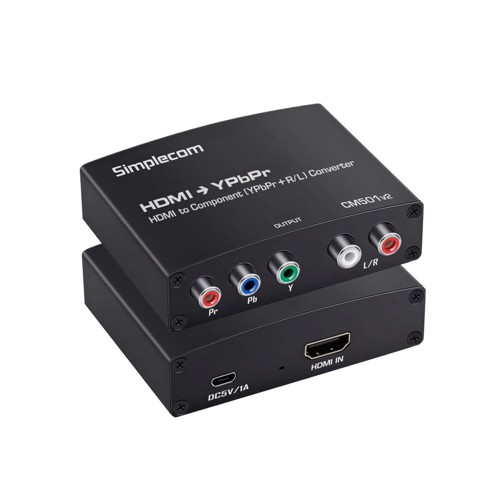 Simplecom CM501v2 HDMI to Component Video (YPbPr) and Audio (L/R) Converter - Image 2