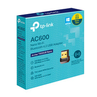 TP-Link Archer T600UB Nano AC600 Nano Wi-Fi Bluetooth USB Adapter, Up to 600Mbps speeds with 200Mbps @2.4GHz, 433Mbps@5GHz - Image 1