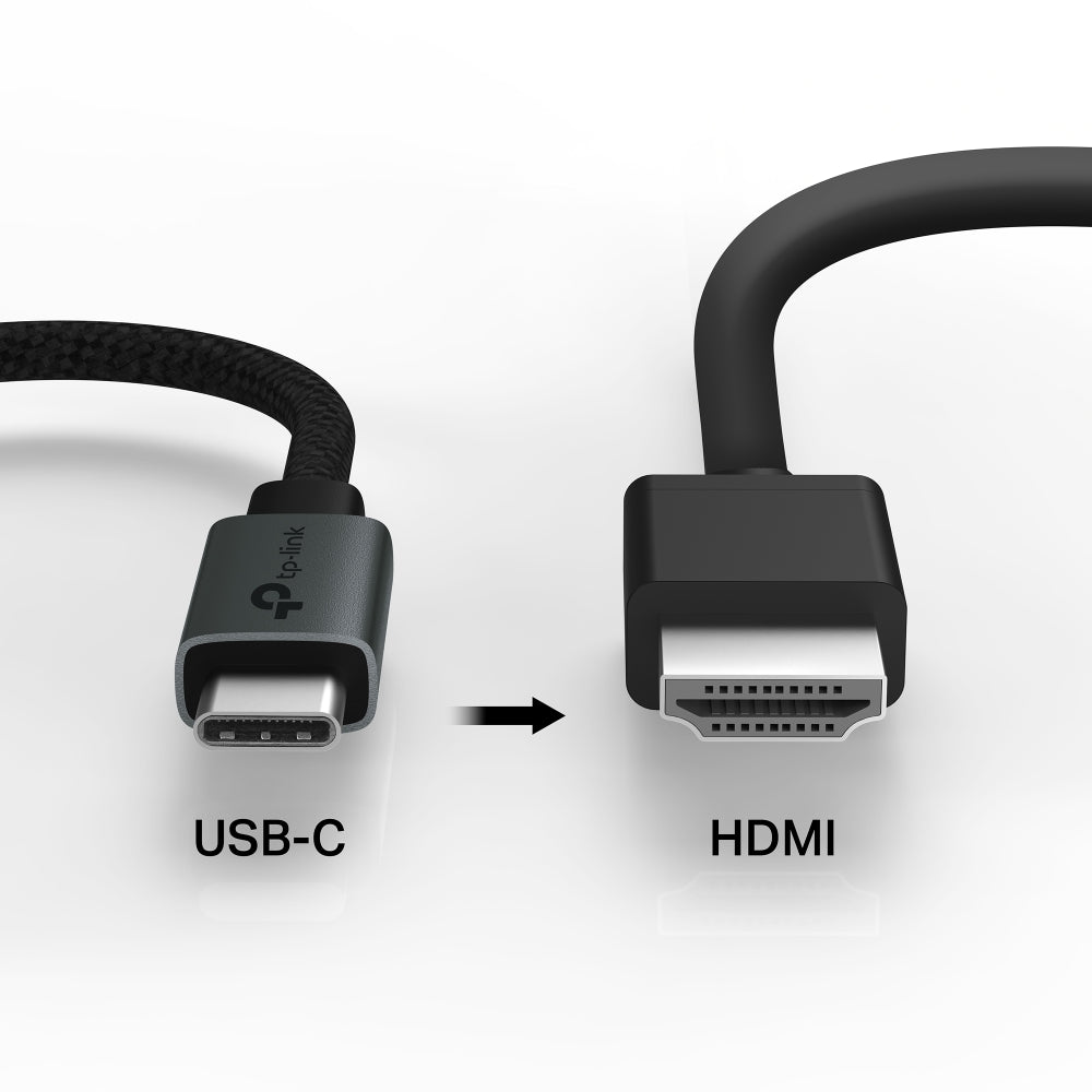 TP-Link UA520C USB Type-C to HDMI Adapter, 1× USB-C Connector，1× HDMI 4K 60Hz Port, Plug and Play, Fast Heat Dissipation, Flexible and Durable - Image 3