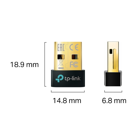 TP-Link UB500 Bluetooth 5.0 Nano USB 2.0 Adapter, Add Bluetooth To Your Devices, Wireless Connectivity, Windows 10/8.1/7, Plug and Play - Image 3