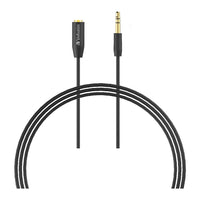 Verbatim 3.5mm 3 Meters - Premium Aux Audio Extension Cable 3m - Black - Image 1