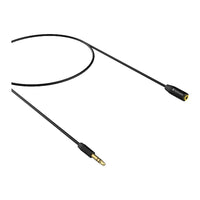 Verbatim 3.5mm 3 Meters - Premium Aux Audio Extension Cable 3m - Black - Image 4