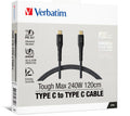 Verbatim Cable 240W USB-C to USB-C 120CM, PD 3.1 and QC 3.0 and 4.0 Premium Cable - Image 1