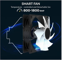 Antec A400i RGB , 72 CFM, 4 Direct Heat-Pipes, 120mm PWM RGB Fan,1700, 115X, 1200, 2011, AM3, AM3+, AM4+,, FM1, FM2, FM2+ CPU Air Cooler 1yr wty(LS) - Image 4