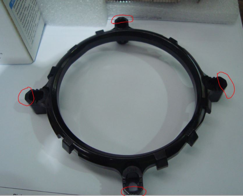 Antec CPU Air Cooler Bracket for Intel LGA 1700 12 Gen CPU - A30, A40 Pro, C40, C400, C400 Glacial, A400 RGB - Image 1