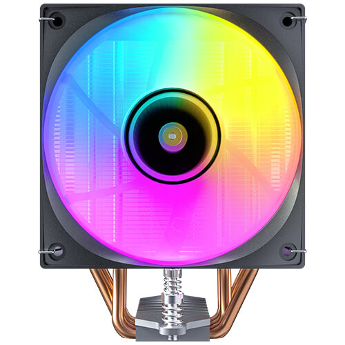 Antec F400 ARGB - Black, 120mm ARGB PWM Fan, 4 Copper Heat Pipes, 205W TDP, 600–1700RPM, 63CFM Airflow, Intel LGA1851/1700, AMD AM5 - Image 1
