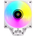 Antec F600 ARGB - White, CPU Air Cooler, 6 Copper Heat Pipes, 120mm ARGB PWM Fan, 220W TDP, Intel LGA1851/1700, AMD AM5/AM4, 1-Yr Wty - Image 1