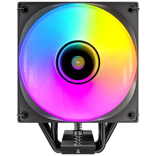 Antec F600 ARGB - Black, CPU Air Cooler, 6 Copper Heat Pipes, 120mm ARGB PWM Fan, 220W TDP, Intel LGA1851/1700, AMD AM5/AM4, 1-Yr Wty - Image 5