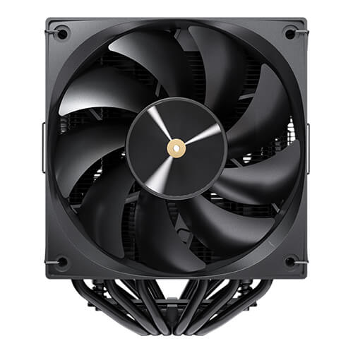 Antec F620 Digital Pro - Black, Dual Tower CPU Cooler, Dual 120mm PWM Fans, Digital Temp Display, 6 Copper Heat Pipes, 255W TDP, 1-Yr Wty - Image 1
