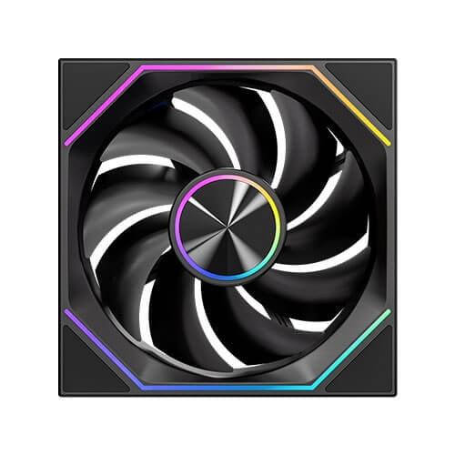 Antec IM 120 ARGB - Black – 120mm PWM Fan, 800–1800RPM, 46.43CFM, 1.69mmAq, Hydraulic Bearing, ARGB - Image 2