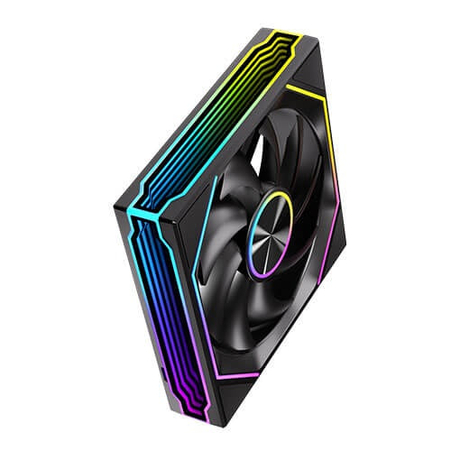 Antec IM 120 ARGB - Black – 120mm PWM Fan, 800–1800RPM, 46.43CFM, 1.69mmAq, Hydraulic Bearing, ARGB - Image 4