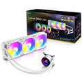 Antec Luna 360 ARGB White, 360mm AIO, 3x120mm ARGB PWM Fans, 800-1800RPM, 67.62CFM, Intel LGA1700/1851, AMD AM4/AM5, 2Y Warranty - Image 1