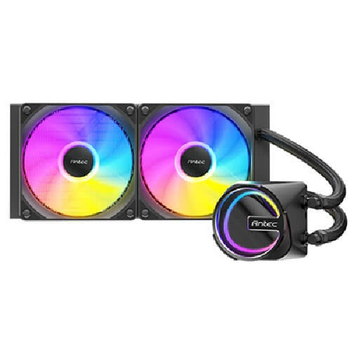 Antec Skeleton 240 ARGB, All-in-One Liquid Cooler, 240mm, PWM ARGB fans, 2000RPM, 72.29CFM, Intel/AMD support, ≤32dB, aluminum radiator, 3Y warranty - Image 2