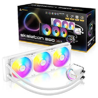 Antec Skeleton 360 ARGB-WHITE, All-in-One Liquid Cooler, 360mm, PWM ARGB fans, 2000RPM, 72.29CFM, ≤32dB, Intel/AMD support, aluminum radiator, 3Y wty - Image 1