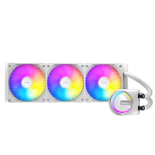 Antec Skeleton 360 ARGB-WHITE, All-in-One Liquid Cooler, 360mm, PWM ARGB fans, 2000RPM, 72.29CFM, ≤32dB, Intel/AMD support, aluminum radiator, 3Y wty