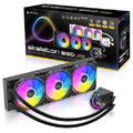 Antec Skeleton 360 ARGB, All-in-One Liquid Cooler, 360mm, PWM ARGB fans, 2000RPM, 72.29CFM, ≤32dB, Intel/AMD support, aluminum radiator, 3Y warranty - Image 1
