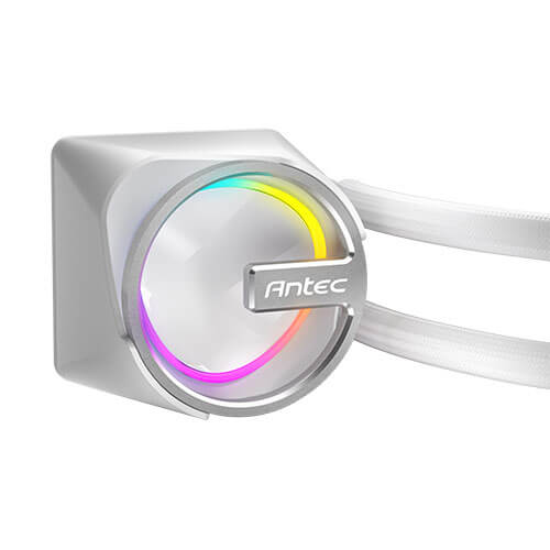 Antec Skeleton Matrix 360 ARGB - White, 360mm AIO, ARGB, 2400RPM, 74.23 CFM, 2.6mmH₂O, Intel/AMD, 3-Year Warranty - Image 4