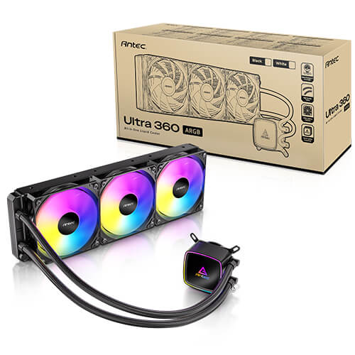 Antec Ultra 360 ARGB - Black, 360mm AIO, ARGB PWM fans, 1800RPM, 67.62 CFM, 2.09mmH₂O, Intel/AMD, 2-Year Warranty - Image 5