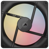 Corsair iCUE LINK LX140-R RGB 140mm PWM Reverse Fans Starter Kit Dual Pack -Black: 90.6 CFM, 2000 RPM, 38.3 dBA, 0.45A, Static Pressure, Magnetic Dome - Image 3