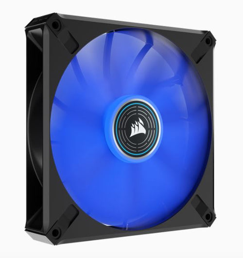 Corsair ML ELITE Series, ML140 LED ELITE, 140mm Magnetic Levitation Blue LED Fan with AirGuide, Single Pack(LS) - Image 1