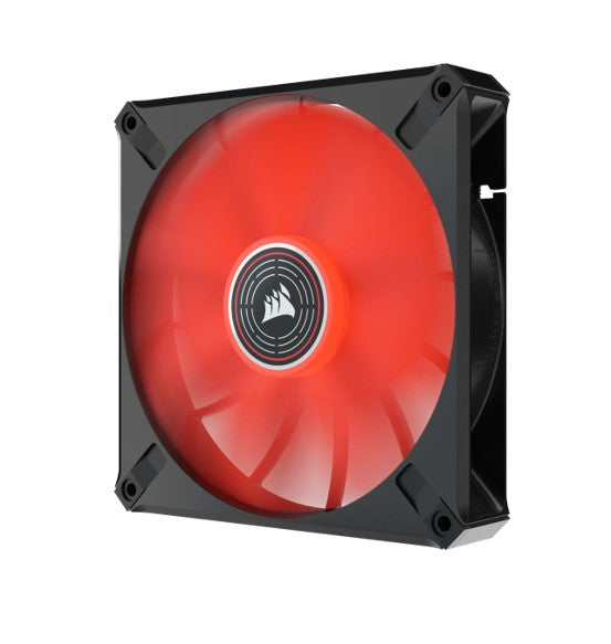 Corsair ML ELITE Series, ML140 LED ELITE, 140mm Magnetic Levitation Red LED Fan with AirGuide, Single Pack(LS) - Image 4