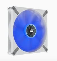 Corsair ML ELITE Series, ML140 LED ELITE WHITE, 140mm Magnetic Levitation Blue LED Fan with AirGuide, Single Pack(LS) - Image 5