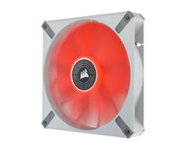 Corsair ML ELITE Series, ML140 LED ELITE WHITE, 140mm Magnetic Levitation Red LED Fan with AirGuide, Single Pack(LS) - Image 3
