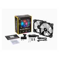 Corsair ML140 PRO RGB 2 Fan Pack with Lighting Node Pro, 140mm Premium Magnetic Levitation RGB LED PWM Fan (LS) - Image 4