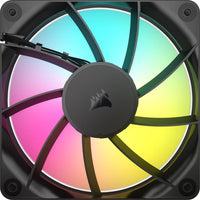 Corsair RS120 ARGB 120mm PWM Fans - Triple Pack - Black: 72.8 CFM, 2100 RPM, 36 dBA, 0.4A, RGB lighting, Static Pressure, Magnetic Dome Bearing - Image 3