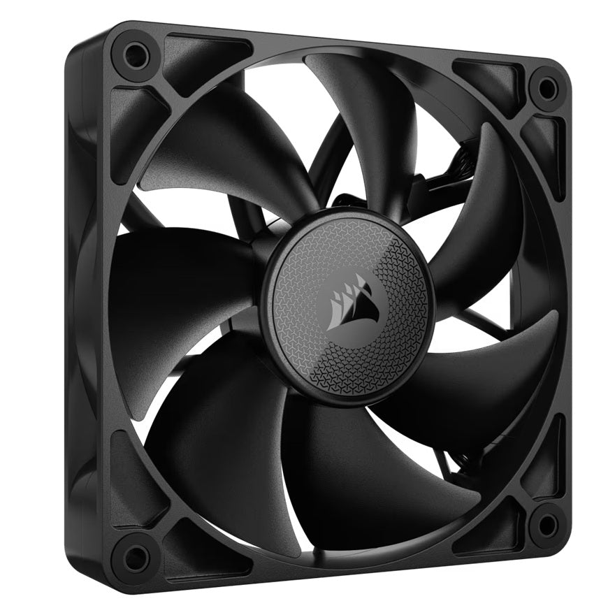 Corsair RX120 iCUE LINK PWM Single Fan Expansion. Black Fan - Glass fiber-reinforced LCP fan blades - Image 2