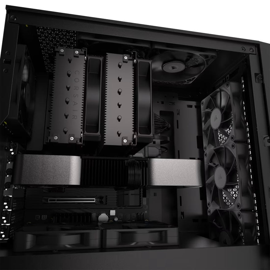Corsair RX120 iCUE LINK PWM Single Fan Expansion. Black Fan - Glass fiber-reinforced LCP fan blades - Image 4