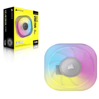 Corsair iCUE LINK CapSwap Module – VRM Fan – White – 70×70×15 mm, 3000 RPM, 20.5 CFM, 2.4 mm‑H₂O, 78×78×37 mm, 0.155 kg, digital control, 2 yr wty - Image 1