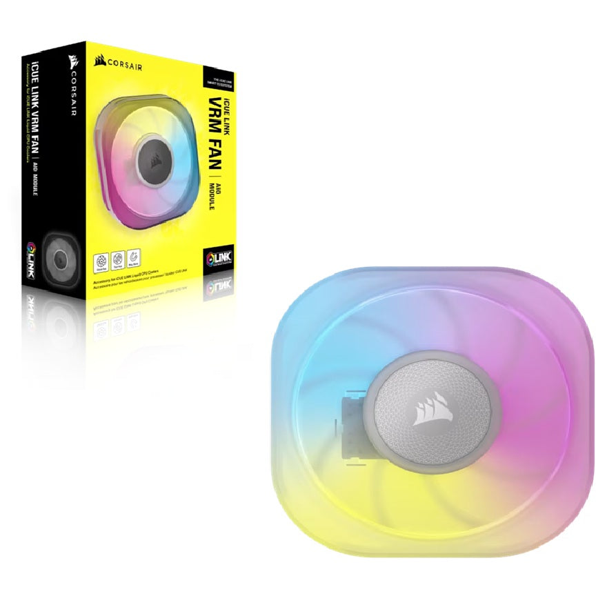 Corsair iCUE LINK CapSwap Module – VRM Fan – White – 70×70×15 mm, 3000 RPM, 20.5 CFM, 2.4 mm‑H₂O, 78×78×37 mm, 0.155 kg, digital control, 2 yr wty - Image 5