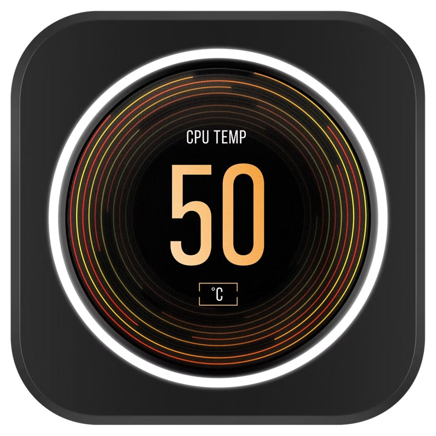 Corsair iCUE ELITE CPU Cooler LCD Display Upgrade Kit transforms your CORSAIR ELITE CAPELLIX CPU cooler into a personalized dashboard Display - Image 2