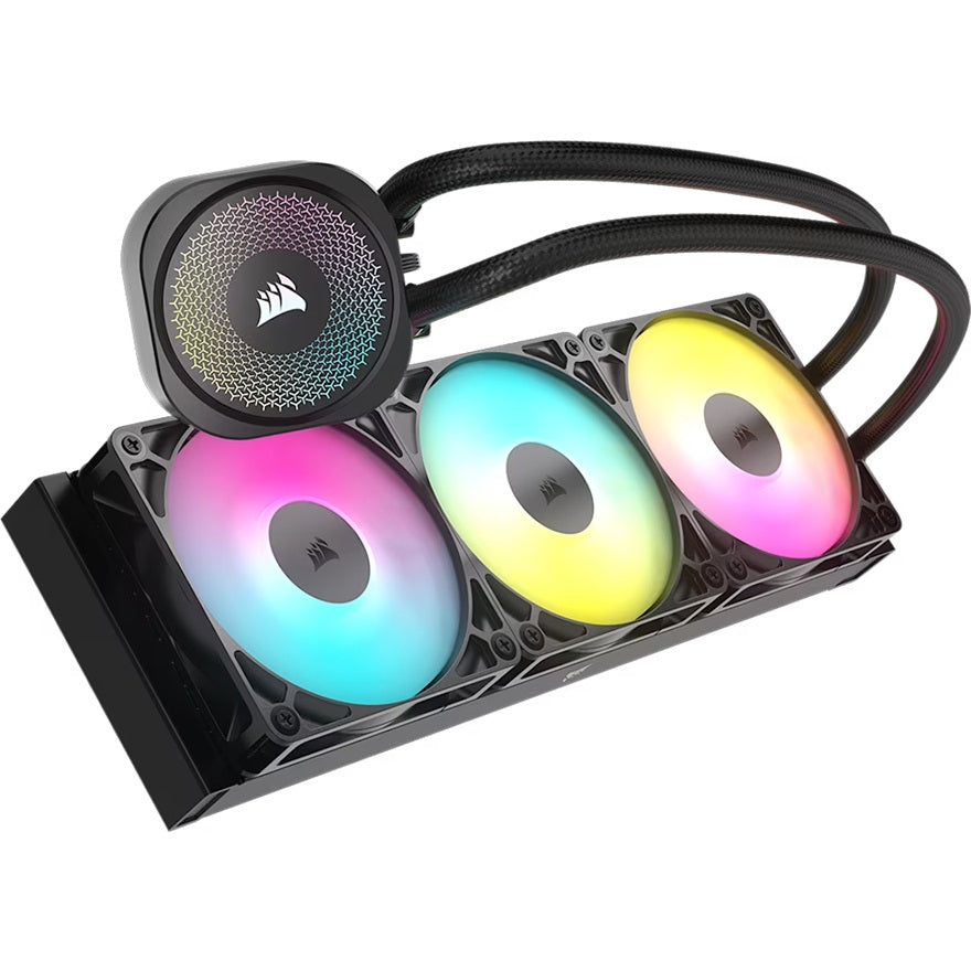 Corsair NAUTILUS 360 RS ARGB Liquid CPU Cooler, Aluminum Rad, Copper Cold Plate, PWM Fan Control, 1700 RPM, 360mm rad, 450mm Tubing, 3x Fans - Image 3