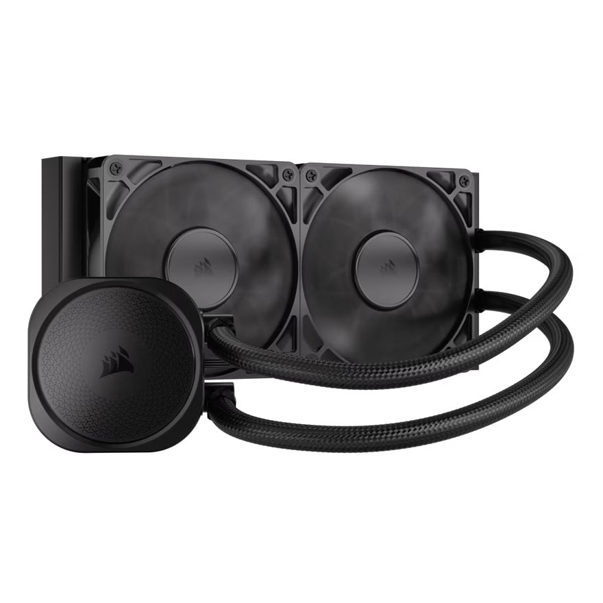 Corsair NAUTILUS 240 RS Liquid CPU Cooler, Aluminum Rad, Copper Cold Plate, PWM Fan Control, 2100 RPM, 240mm rad, 400mm Tubing, 2x Fans - Image 2