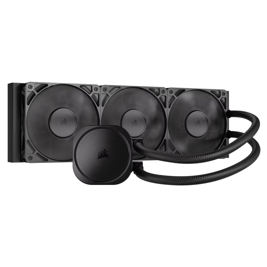 Corsair NAUTILUS 360 RS Liquid CPU Cooler, Aluminum Rad, Copper Cold Plate, PWM Fan Control, 1700 RPM, 360mm rad, 450mm Tubing, 3x Fans - Image 2