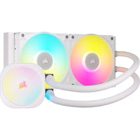 Corsair iCUE LINK TITAN 240 RX RGB AIO Liquid CPU Cooler - White, 73.5 CFM, 2100 RPM, Aluminum Radiator, Copper Cold Plate, Intel/AMD Support - Image 2