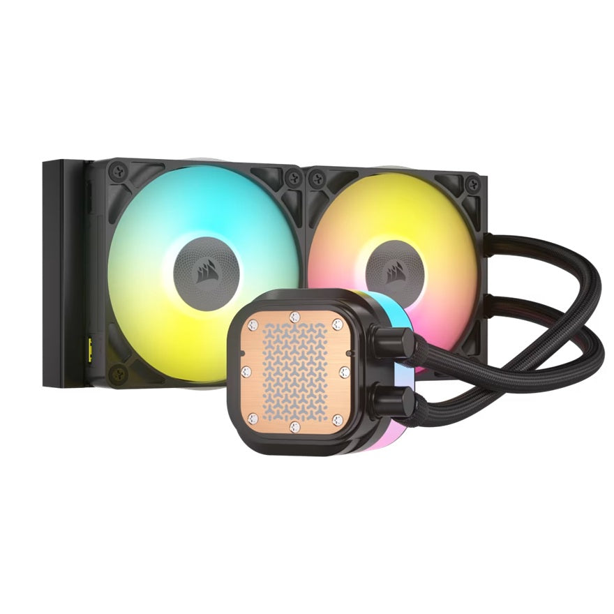 Corsair iCUE LINK TITAN 240 RX RGB AIO Liquid CPU Cooler - Black,  73.5 CFM, 2100 RPM, Aluminum Radiator, Copper Cold Plate, Intel/AMD support - Image 3