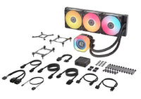 Corsair iCUE LINK TITAN 360 RX LCD Liquid CPU Cooler - Black: 73.5 CFM, 2100 RPM, 36 dBA, Aluminum Radiator, Copper Cold Plate, Intel/AMD Support - Image 3
