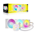 Corsair iCUE LINK TITAN 360 RX RGB AIO Liquid CPU Cooler - White: 73.5 CFM, 2100 RPM, Aluminum Radiator, Copper Cold Plate, Intel/AMD Support - Image 1