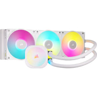 Corsair iCUE LINK TITAN 360 RX RGB AIO Liquid CPU Cooler - White: 73.5 CFM, 2100 RPM, Aluminum Radiator, Copper Cold Plate, Intel/AMD Support - Image 2