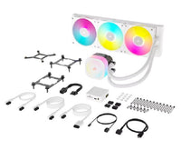 Corsair iCUE LINK TITAN 360 RX RGB AIO Liquid CPU Cooler - White: 73.5 CFM, 2100 RPM, Aluminum Radiator, Copper Cold Plate, Intel/AMD Support - Image 3
