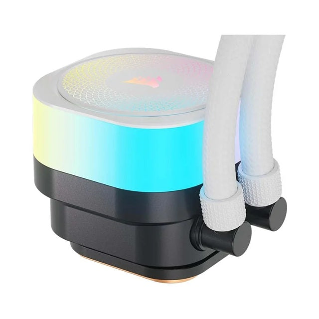 CORSAIR iCUE LINK TITAN II 360 RX RGB - White, 360mm AIO, FlowDrive Gen 2, RX II Fan, RGB, Copper Coldplate, AM5/AM4, LGA1851/1700 - Image 4