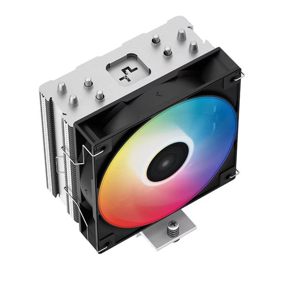 DeepCool AG400 LED CPU Cooler 4 Heat Pipes, 6 Colour LED, 120mm PWM Fan, Intel LGA1851/1700/1200/115X AMD AM5/AM4 - Image 4