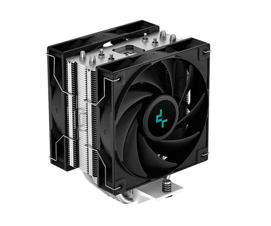 DeepCool AG400 PLUS Single Tower CPU Cooler Dual Fans, 4 Heat Pipes, 120mm PWM Fan, Intel LGA1851/1700/1200/115X, AM5/AM4 - Image 2